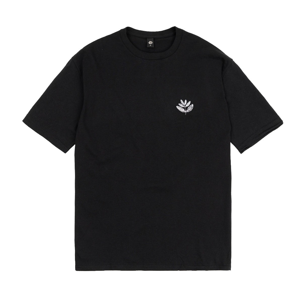 MAGENTA SKATEBOADRDS FEATHER TEE